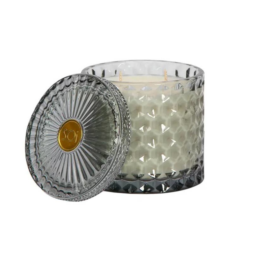 Heathered Suede 15 oz Soy Candle